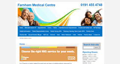 Desktop Screenshot of farnhammedicalcentre.nhs.uk